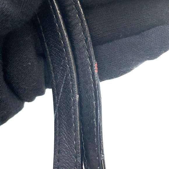 Miu Miu Logo 2way Handbag Beige Bkack - Picture 11 of 16